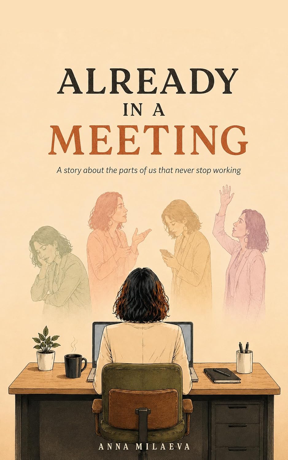 Cover of Already In A Meeting, a novel by Anna Milaeva